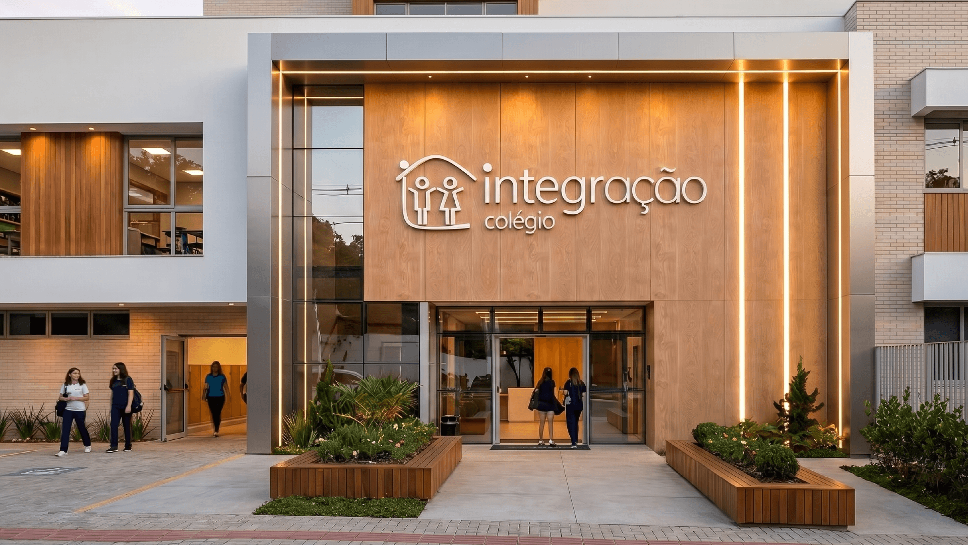 Colégio Integração - Mockup Fachada