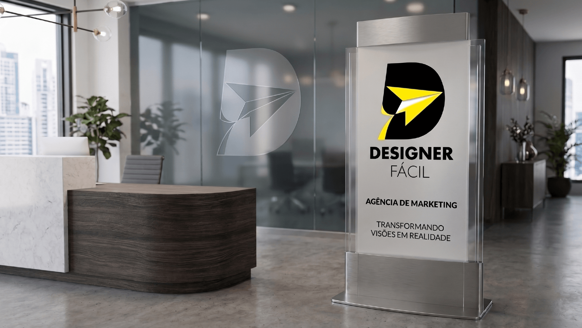 Designer Fácil - Mockup Totem